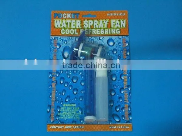 Water Mist Fan Type MIST SPRAY FAN Cool Refreshing Hand Held Portable NEW sealed Purple hand held