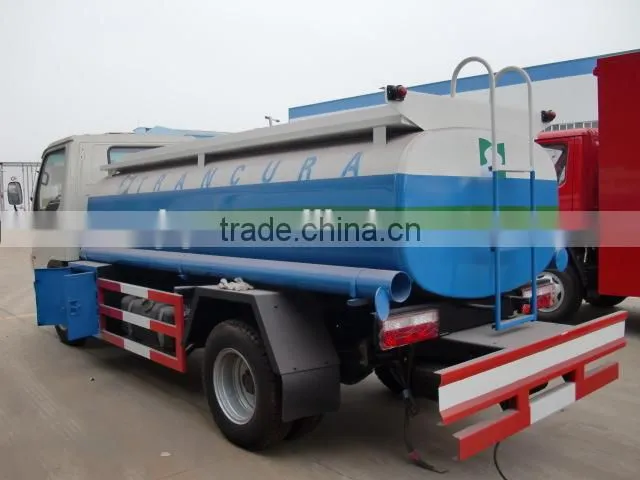 mini fuel tank truck made in China JAC 3.5-5cbm mini fuel tank truck