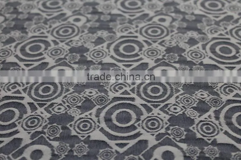 denim cotton polyester spandex jacquard fabric
