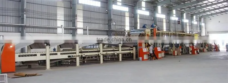 Designed speed 150m/min 1800mm high speed 5-ply corrugated cardboard production line