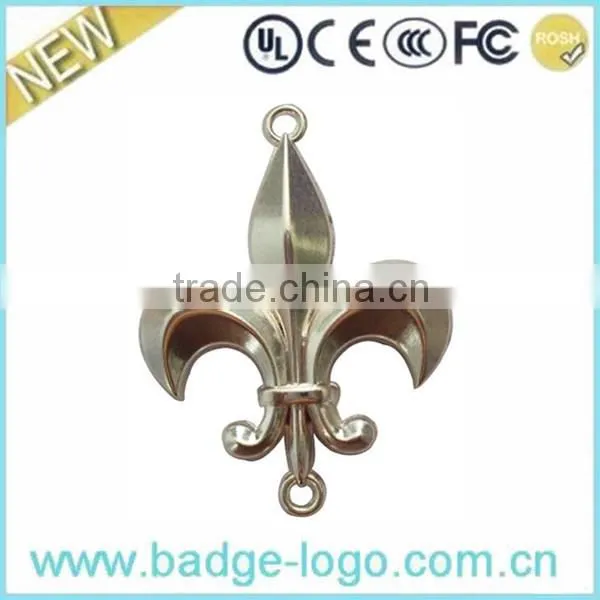 3D Metal Lion Head Pendant
