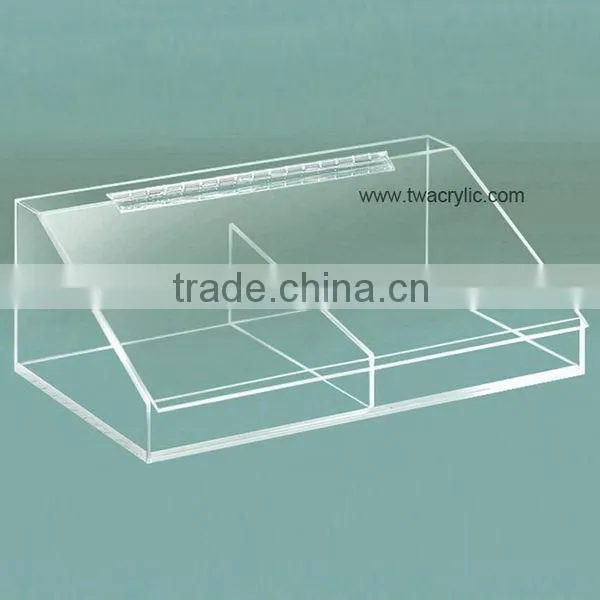 Customized antique acrylic train shaped candy tin box