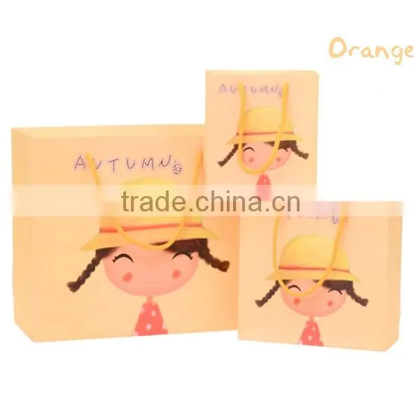 Various Cartoon Girl Figure Gift Paper Bag