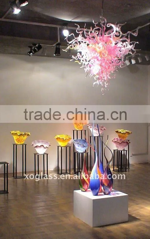 crystal chandelier xo-8809 and hand blown glass art chandelier