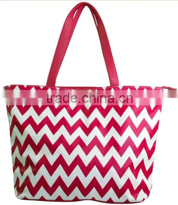 canvas chevron tote bag wholesale