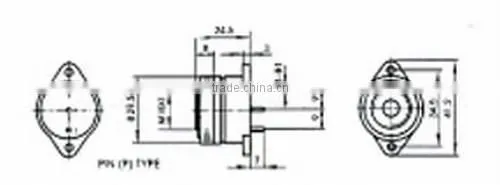 FBPB2925 29mm Piezo sounder Piezoelectric buzzer (FBELE)