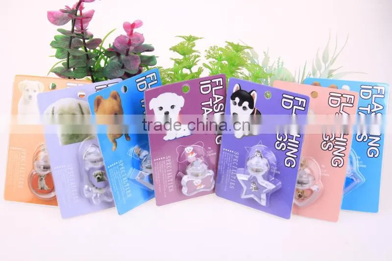 2014 new year led glowing dog tag