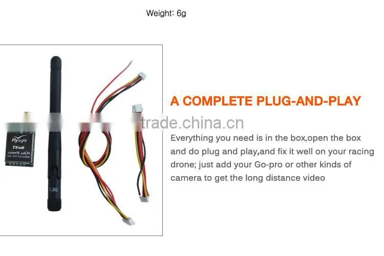 long range 5.8GHz 600mw FPV audio video wireless RF transmitter for rc helicopter