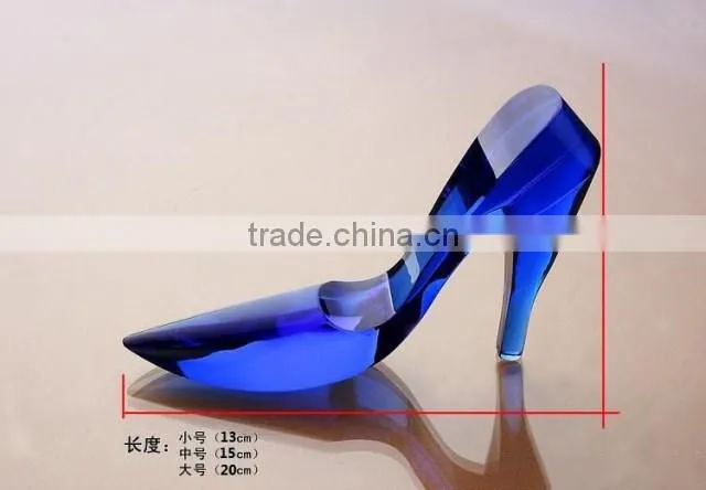 crystal shoes for wedding decorations Cinderella's shoe