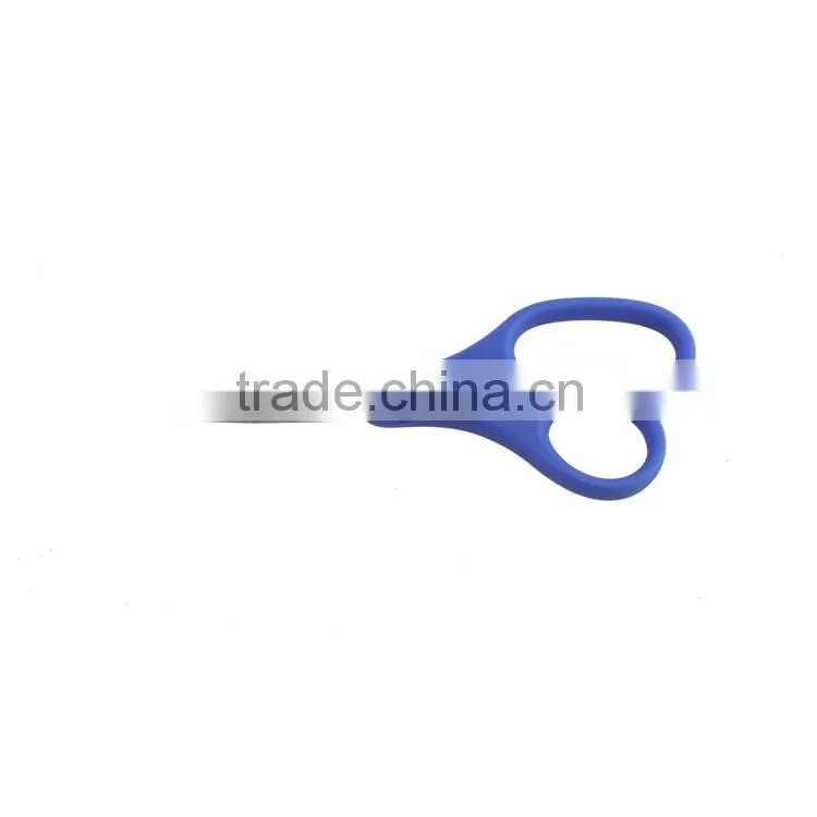Durable office stationary tools 8 inch multifunctional Blue plastic handle Stainless Steel Scissors