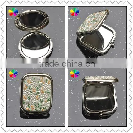 metal make up mirror, tinplate mirror, fashion light makeup mirror