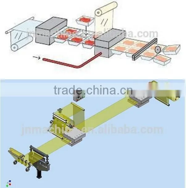 Multi-Function Auto Stiff-Plastic Gas Filling Vacuum Packing Machine