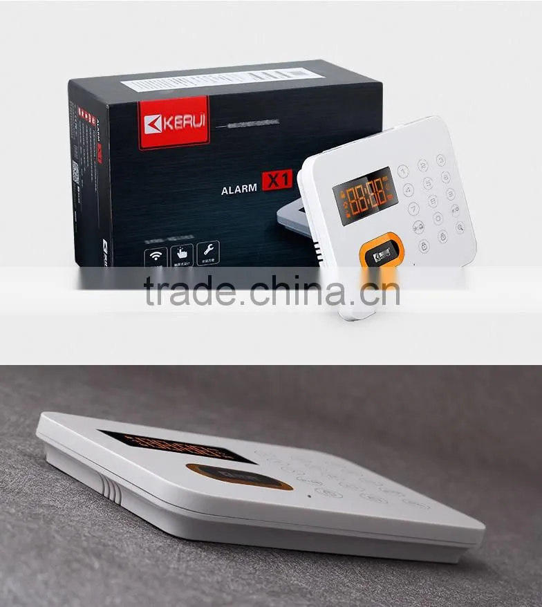 NEW!!! CE RoHS 120 built-in siren Smart Touch panel PSTN wireless home burglar alarm security systems with smart sockets