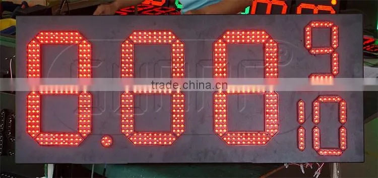 France Led digital motorcycle race sign /LED racing bicycle display board/Led automobile race digital display board