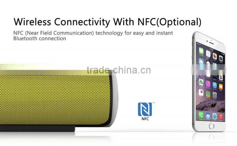 2015 Portable Stereo Outdoor Portable Mini Bluetooth Speaker With NFC Waterproof IPX4