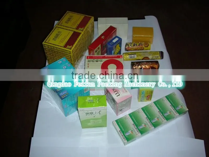 Tea box cellophane wrapping packaging machine