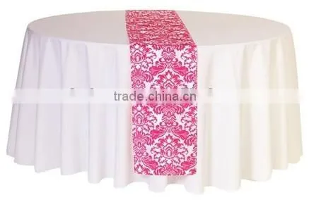 Navy Blue Burlap Table Runner