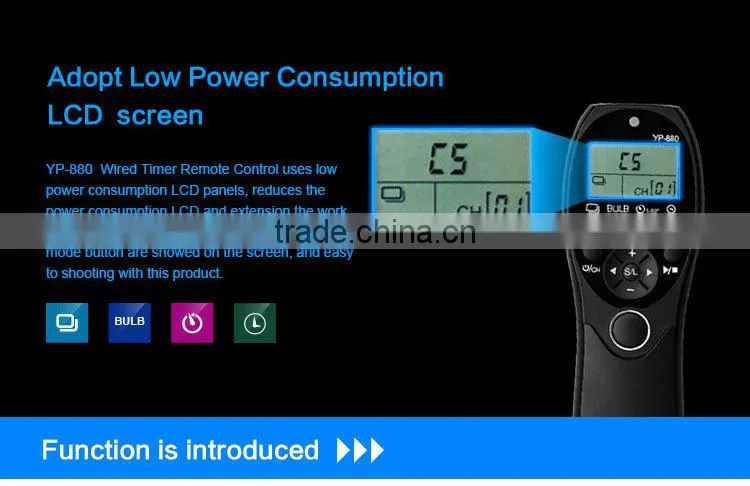 YouPro YP-880/E2 Wired Timer Remote Switch for FUJIFILM X-M1 / FUJIFILM X-A1 / FUJIFILM XQ1 / FUJIFILM X-E2 / FUJIFILM X-T1