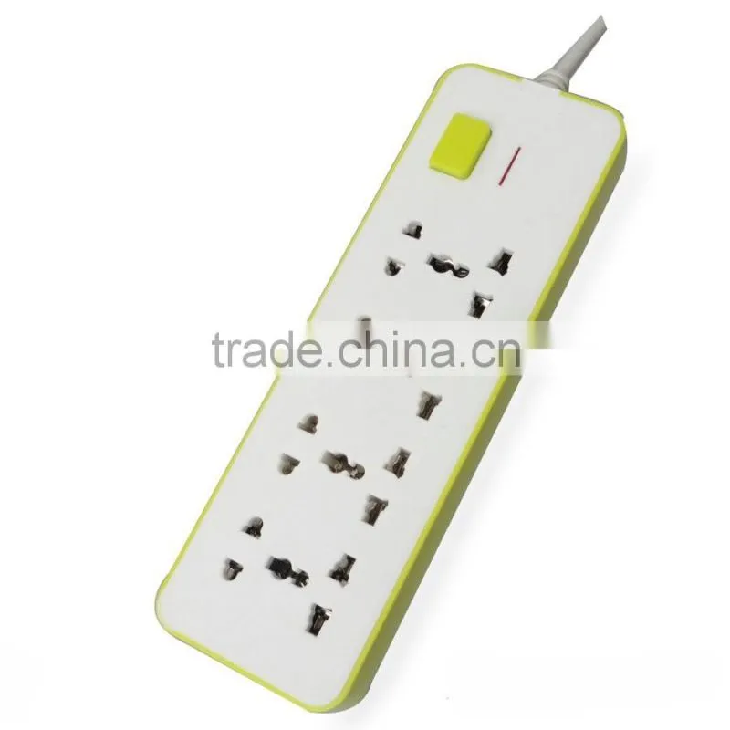 8 Sockets Color Universal Power Extension Board
