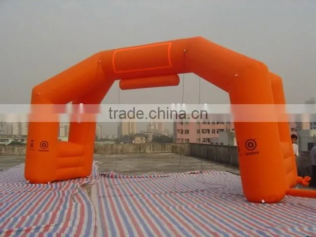 Best price new design advertising PVC inflatable finish line arch
