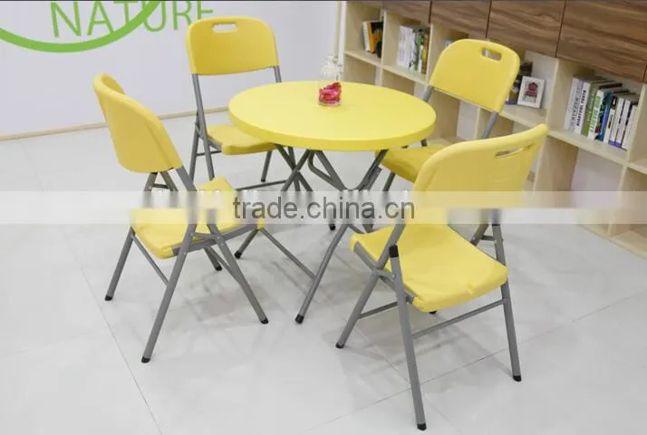 Retail Plastic HDPE 8FT Outdoor Folding Table for Garden