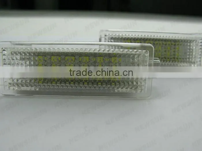 E90(325i UP)/E90N/E92/E93 led courtesy lamp high bright 18SMD canbus led door light for cars with 1year warranty