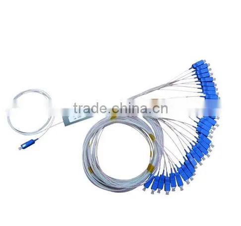 1*2/1*4/1*8/1*16/1*12/1*32 Insertion Type FTTH Passive Fiber optic PLC Splitter BOX with SC upc Adapter
