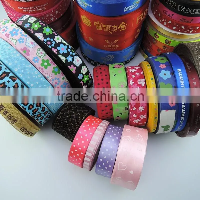 Custom woven ribbon, woven tape, printed satin ribbon