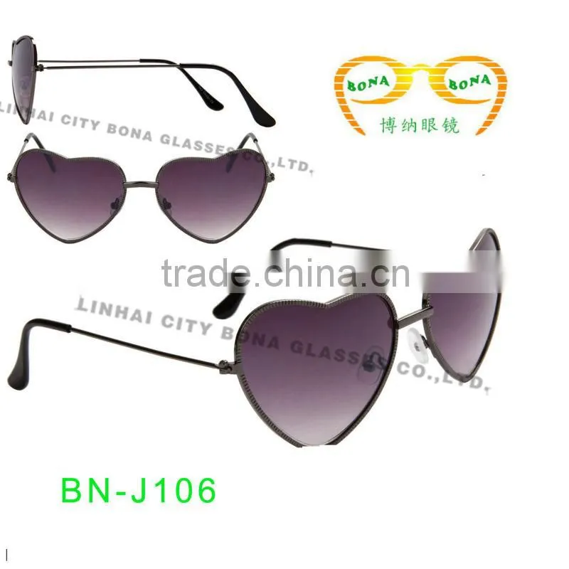 promotional metal heart sunglasses