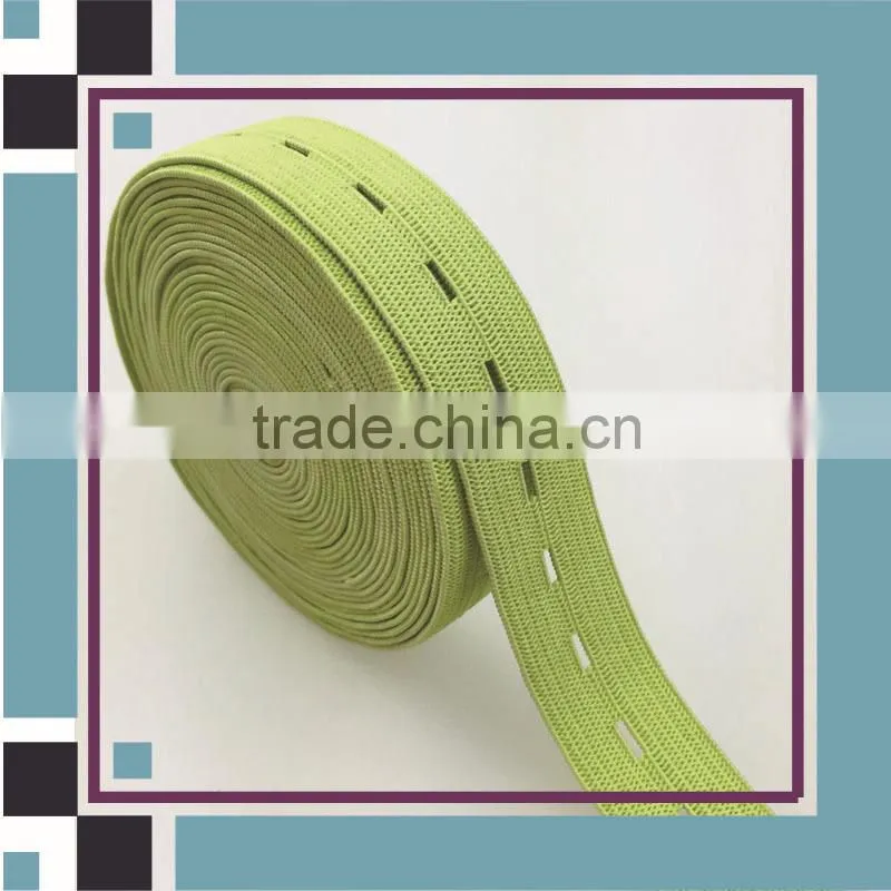 Factory supply button hole elastic bands for clothes