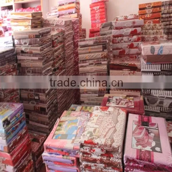 sell in low price Thread Count 100% cotton fabric painting designs bed sheets
