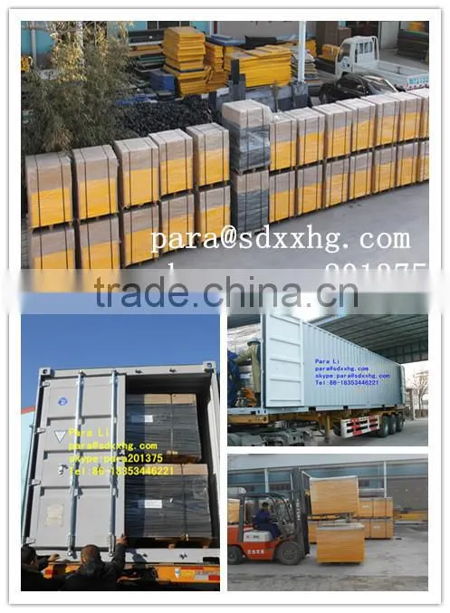 Anti-abrasion uhmwpe suction box cover used on paper machine
