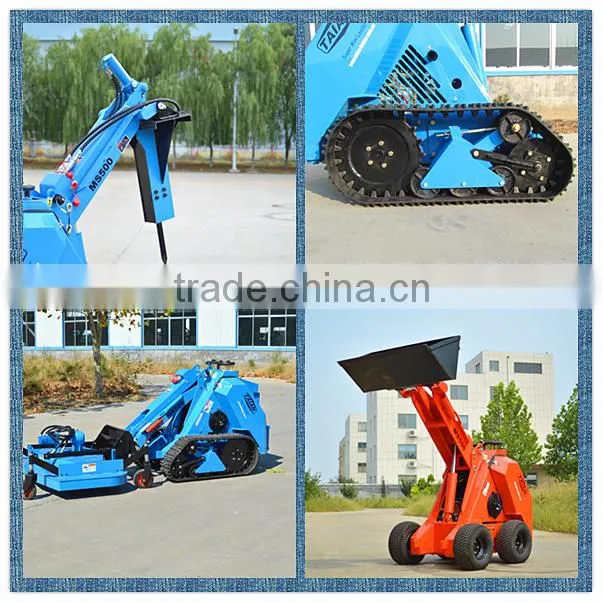 earth moving machinery small garden loader mini loader MS500 for horticulture