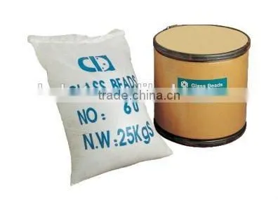 Glass beads abrasive blast media