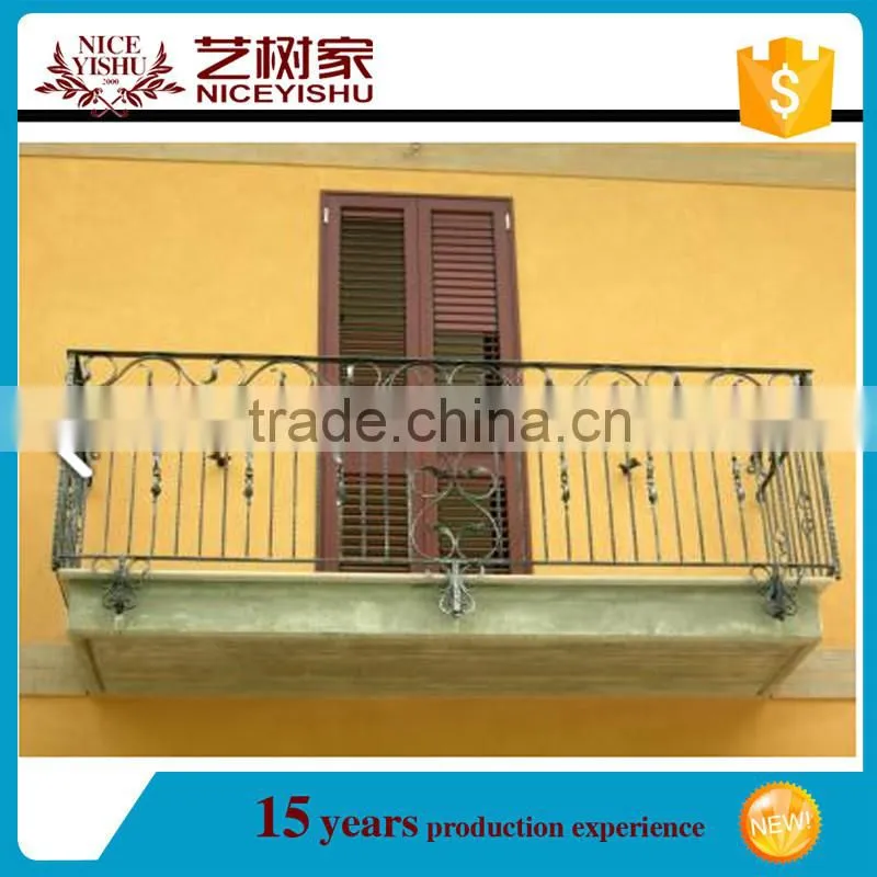modern design metal balcony guard railing/cast iron balcony railing/modern iron railing designs