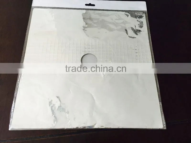 Kitchen Use Disposable Aluminium Foil Gas Top Stove Protector