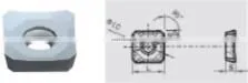 Best01 aluminum cutting insert K20 carbide insert