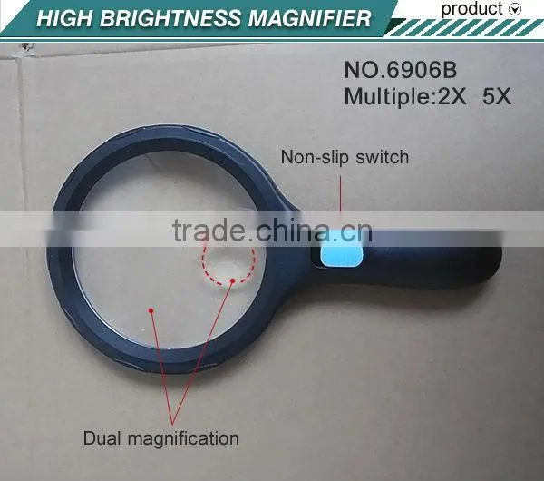NO.6906B 10 LED Lamp Handhold Magnifier