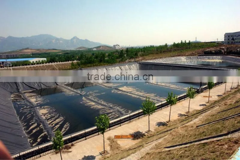 0.5mm 1mm thick hdpe geomenbrance agriculture black plastic film as pond liner