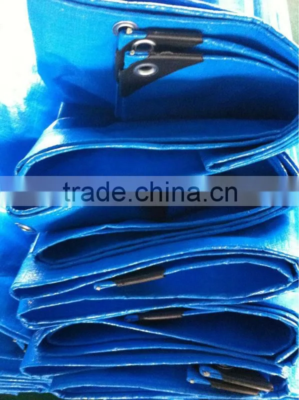 Striple colors PE fabric Sheeting Cover