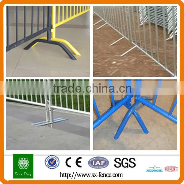 hot-dipped galvanized traffic crowd control barrier(Shunxing factory)