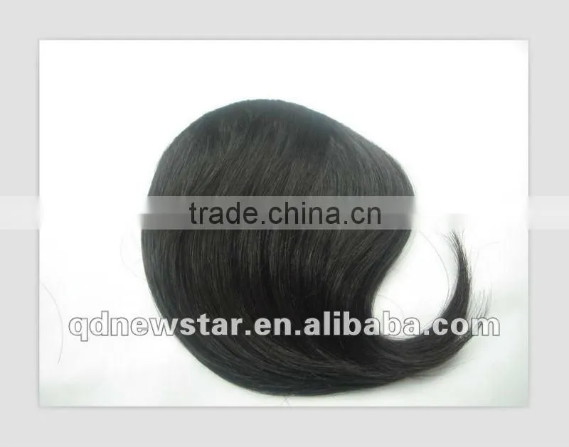 100% human Indian remy hair clip on bangs