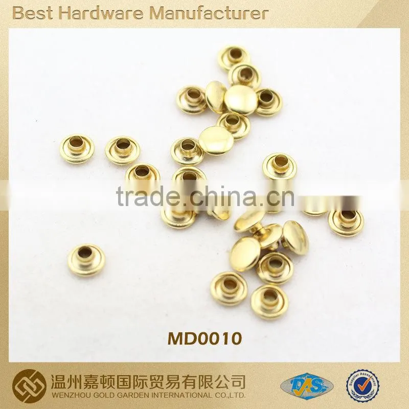 fashion custom metal round head rivet for belts