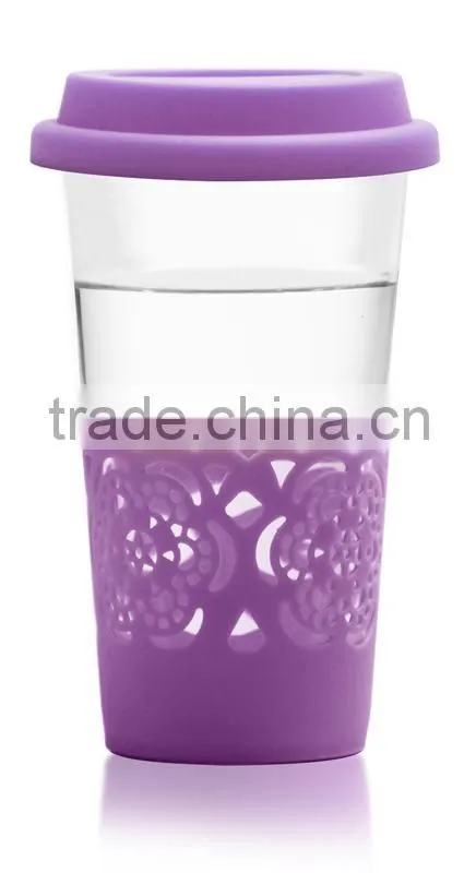 Hot Selling Cheap Heat-resistant Clear Glass Mug Coffee With Handle