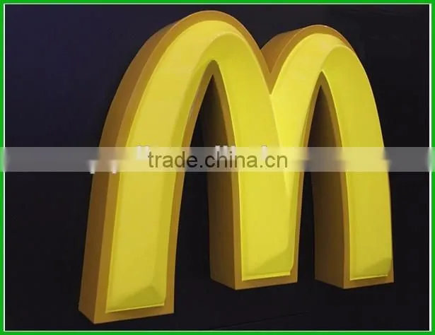 Go!!!Waterproof Led Illuminated Embossing Led Letter Box Sign