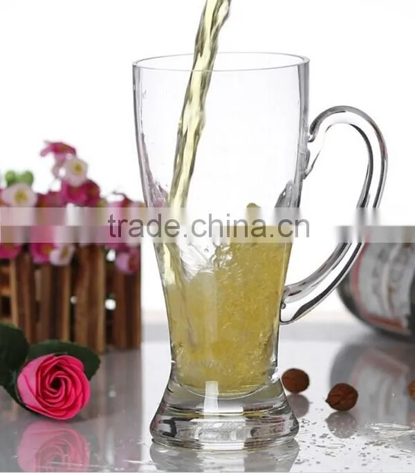 hot selling Machine pint beer glass tempered glass cup,santa claus cup good price facotry