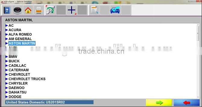 used V3DI digital wheel alignment machine for car diagnostic