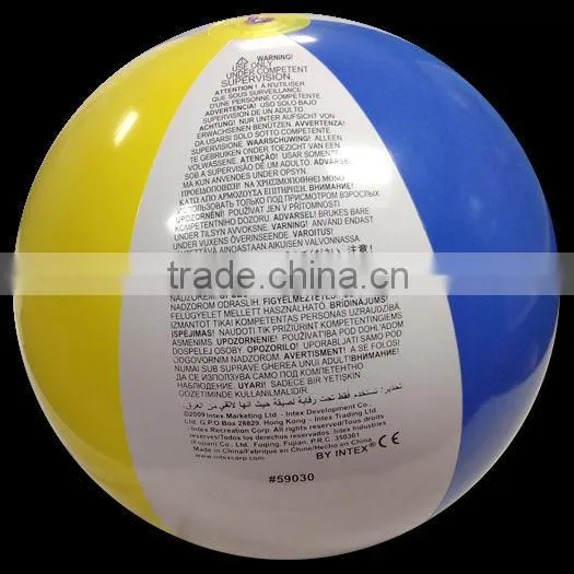 Red &white beach ball