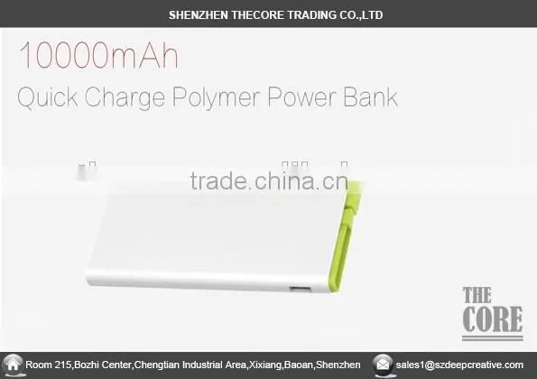 PB-5 10000mah quick charge power bank, fast charge power bank 10000mah