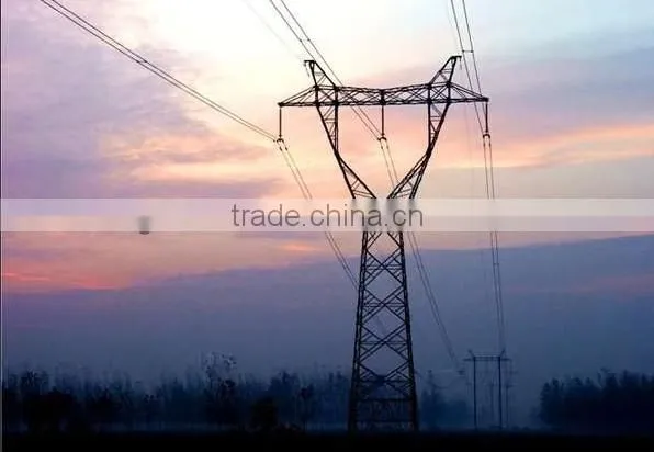 monopole transmission line tower